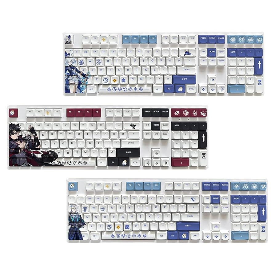 原神フリーナキーキャップ付きキーボード Amazon.co.jp: げんしん 原神 周辺 フリーナ キーキャップ PBT